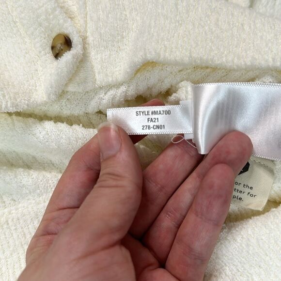 Madewell Maysville V-Neck Cardigan Sweater Button Up V-Neck Cream Size Small - Picture 9 of 16